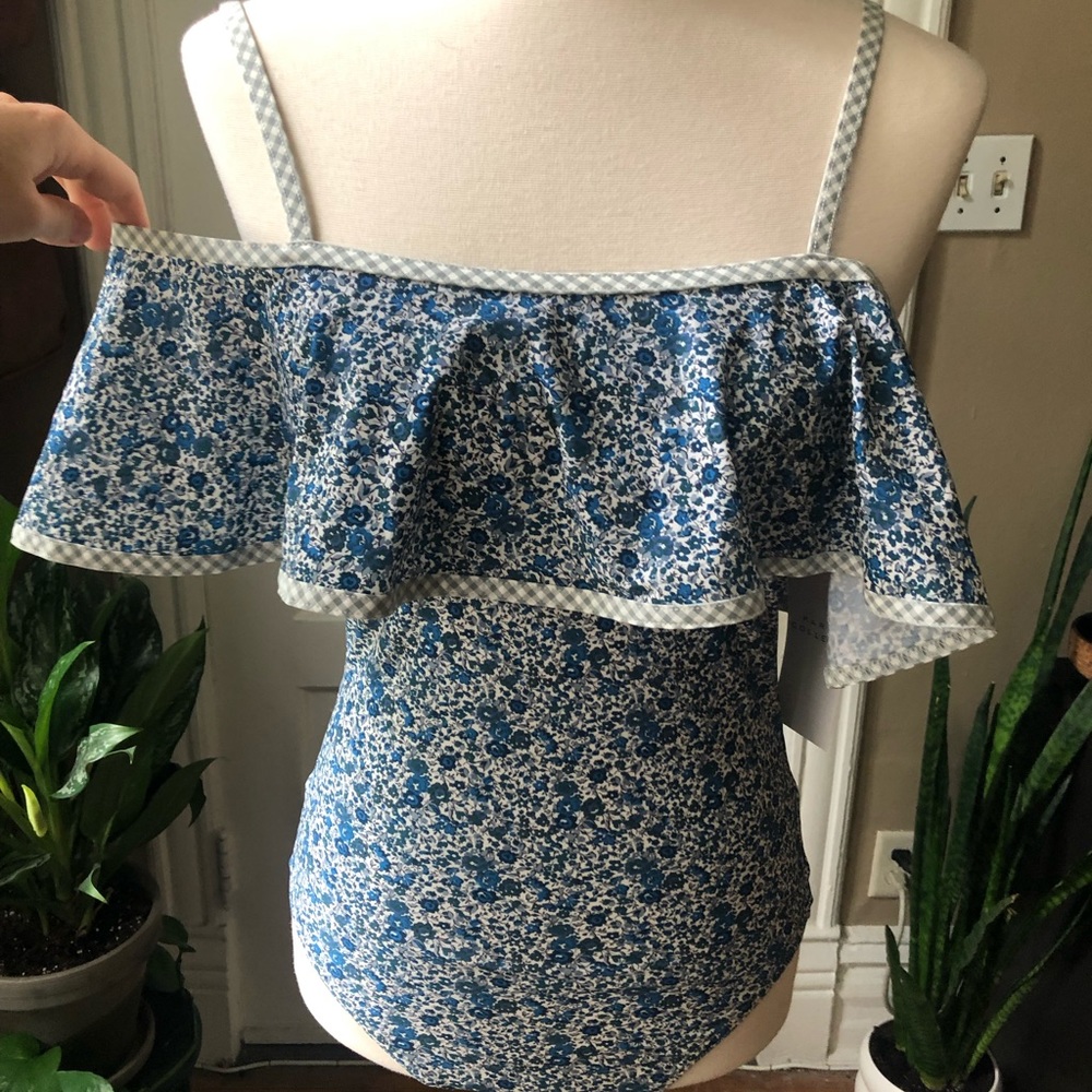 Karla Colletto NWT Off Shoulder One Piece - US 6